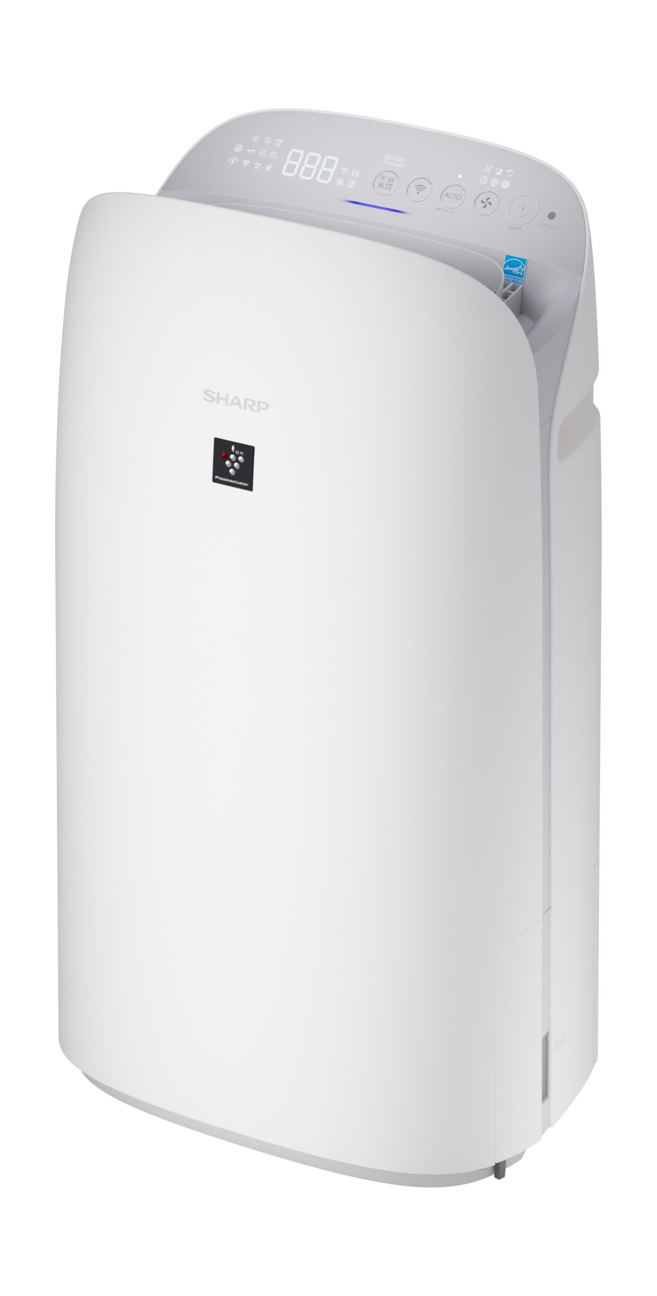 SHARP Smart Air Purifier and Humidifier compatible w/Alexa & Google Asst. Plasmacluster™ Ion Technology & Triple Filtration, incl True HEPA Filter. Covers up to 2,603 sq ft for XL Rooms. KCP110UW