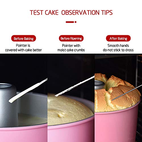 4 Pcs Cake Tester Probe Stainless Steel Long Tester Cake Skewer