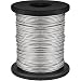Chengu Photo Mirror Picture Frame Hanging Wire, Braided Stainless Steel Vinyl Coated Wire Spool, 1.5 mm x 98 Feet, Supports up to 110 Lbs primary