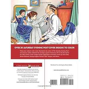 Creative Haven The Saturday Evening Post Americana Coloring Book (Adult Coloring)