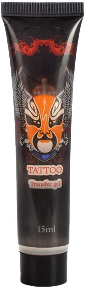 Tattoo Stencil Gel Dries Fast Tattoo Stencil Solution Produces Sharp Lines and Clean Stencils Stay Thermal Transfer Solution Application Gel Stuff Soap Durable Mild Skin-Friendly (15ML)