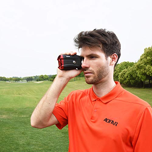 AOFAR G2 Golf Rangefinder with Slope Switch Technology, Flag-Lock, 600 Yards Laser Range Finder, 6X 25mm Waterproof, Carrying Case, Free Battery, Gift Packaging