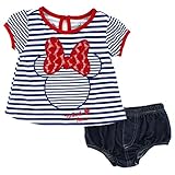 Minnie Mouse Girls Americana Swing Top and Bloomers Set (Baby)