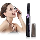 TOUCHBeauty Eyebrow Hair Trimmers for Women Facial Body Hair Shaver with 2 Cutting Head Battery Powered TB-1158