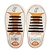 SUNFUNG Pack of 6 Lazy No Tie Silicone Shoelace for Adult and Kids Waterproof Rubber Flat Running Shoe Laces for Sneakers Board Shoes Casual Shoes and Boots（4 Pairs for Adult with 2 Pairs for Kids