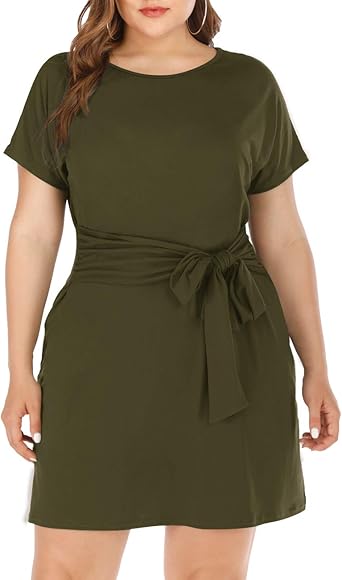 amazon tie front dress