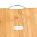 Sun Cling® Organic Large Kitchen Wood Bamboo Chopping Cutting Board 18x12 Inch