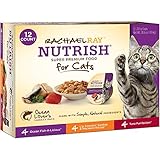 Rachael Ray Nutrish Super Premium Food for Cats, Ocean Lover's Variety Pack (12-2.8 oz cups)