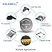 【5-Year Warranty】 CELEWELL 100 Pack CR2032 Battery 2032 ECR2032 230mAh 3 Volt Lithium Battery Coin Button Cell