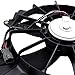 SCITOO Radiator Cooling Fan Engine Motor Assembly HO3117100 Compatible with 2006 2007 2008 2009 2010 2011 for Honda for Civic 1.8L