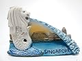 MERLION SINGAPORE 3d Fridge Magnet Landmark Souvenir Ceramic Resin Gifts