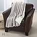 Home Fashion Designs Premium Reversible Two-in-One Sherpa and Fleece Velvet Plush Blanket. Fuzzy, Cozy, All-Season Berber Fleece Throw Blanket Brand. (Pewter)