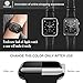 top4cus 38mm Cover Soft TPU Anti-Scratch Lightweight 38mm Iwatch Case All-Around Screen Protector, Optional Cases Compatible with Apple Watch Series 10/9/8/7/6/SE/SE2/5/4/3/2/1 -Black