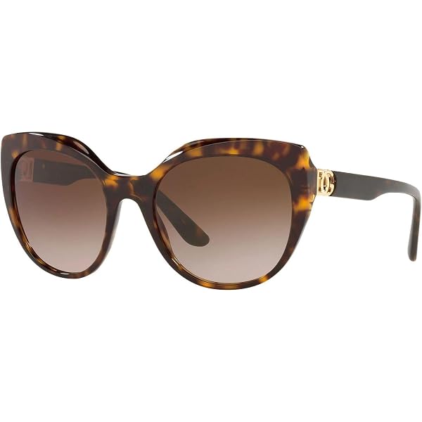 Occhiali Da Sole Dolce Gabbana Donna Farfalla Avana/marrone – DG 4463F 502/13 Con Custodia