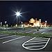 AntLux 150W LED Parking Lot Lights Shoebox Pole Light, 18600lm 5000K, 450W HID/HPS Replacement, Outdoor Commercial Area Street Security Lighting Fixture, IP66 Waterproof, Arm Mount, Photocell Included