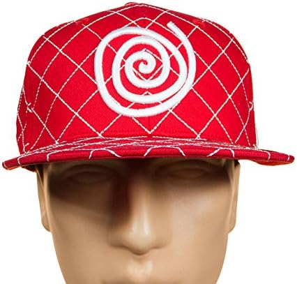 Toto Crisscross Flat Brim Hat - Red (Medium)