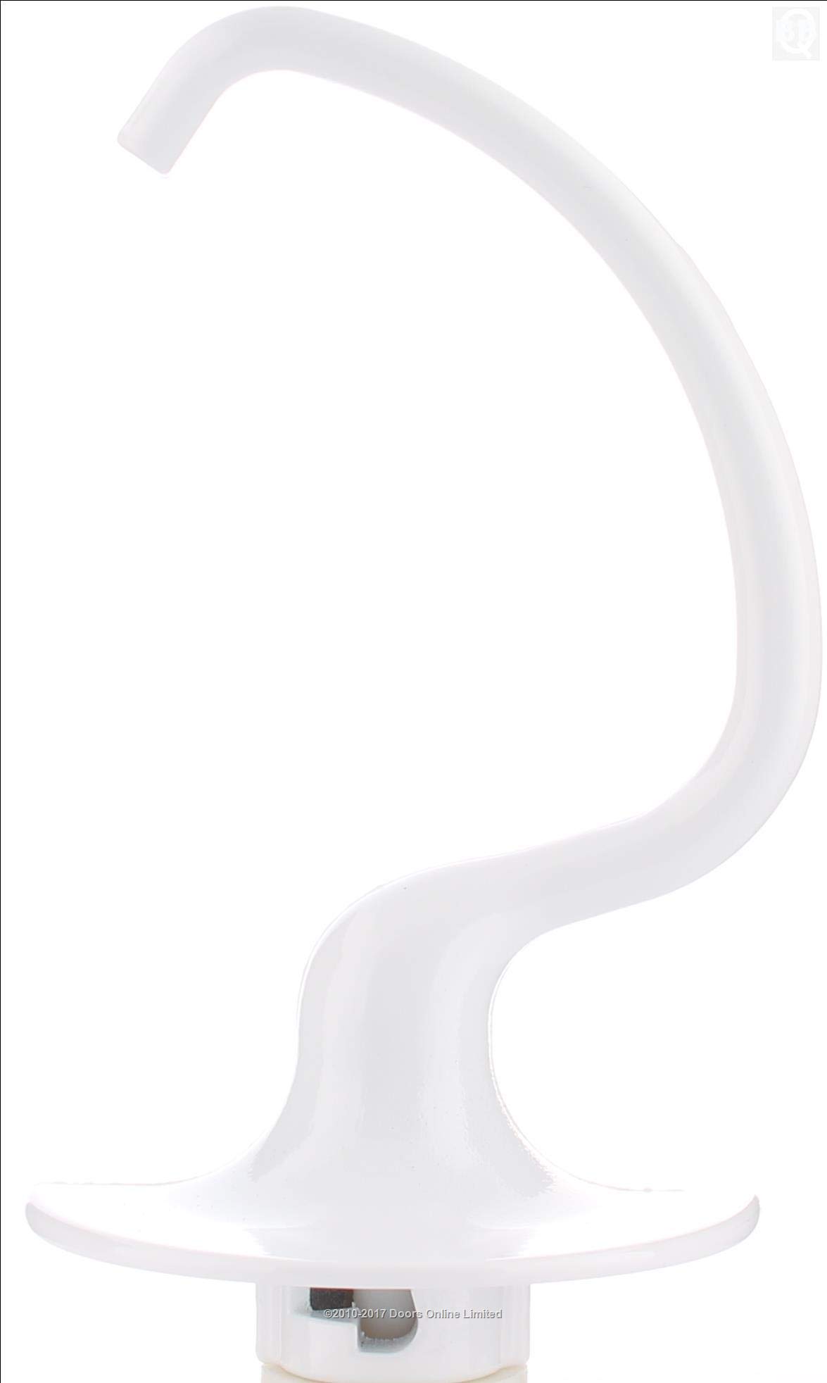 KitchenAid Nylon C-Dough Hook, Coated - K5ADH White