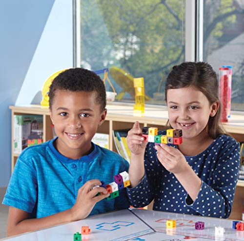 ETA hand2mind Linking Pop Cubes, Educational Counting Math Toy (Set of 500) - Thumbnail 5