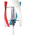 HUIZHITENGDA 10000W Vertical Axis Wind Turbine, 110V/220V Wind Turbine Generator with MPPT Controller Off Grid System Free Energy Windmill Home