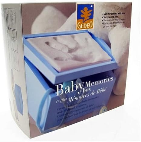 Pebeo Coffret Baby Memories Kit Empreinte Bebe 3d Boite A Souvenir Bebe Garcon Boite Souvenir Naissance Baby Art Empreinte Bois Verni Amazon Fr Cuisine Maison