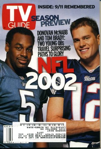 TV Guide August 31 2002 Donovan McNabb &amp; Tom Brady Cover, Rob Lowe, 9/11 On  Year Later: TV Guide: Amazon.com: Books