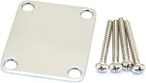 Fender 4-Bolt Vintage-Style Neck Plate Plain Chrome
