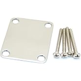 Fender 4-Bolt Vintage-Style Neck Plate Plain - Chrome