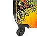 Traveler’s Choice Midway Paint Art Polycarbonate Film Hardside Spinner Luggage Set - Paint Splatter (22-Inch and 29-Inch)