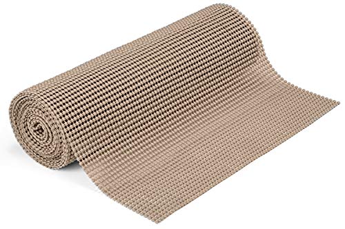 Primica Shelf Liner Drawer Liner (20 Foot Roll) | Extra Strength Non Slip Grip Mat Will Last for Years | Protect Your Cabinets, Furniture & Kitchenware | 12" x 20’ of Cut to Size Beige Lining - Thumbnail 3