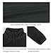 BALEAF Men's Full Zip Fleece Jacket Pullover Sport Sweater Sweatshirt Gray Black Size M