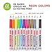 Oil-Based Paint Pens, Extra Fine Point, Needle tip(very fragile), ONLY on Smooth and Non-porous surfaces: greeting cards, rock, mug, and glass,12 Metallic and Neon colors, SHAKE VIGOROUSLY BEFORE USE
