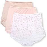 Bali womens Underwear Briefs Pack, 3-pack, Skimp Skamp Brief Panties for Women, Full Coverage, No Show