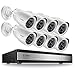 ZOSI H.265+ 1080p 16 Channel Security Camera System, 16CH DVR Recorder with AI Human Vehicle Detect, 8 x 1080pSurveillance CCTV Bullet Camera Outdoor Indoor, 80ft Night Vision, 90° View Angle (No HDD)
