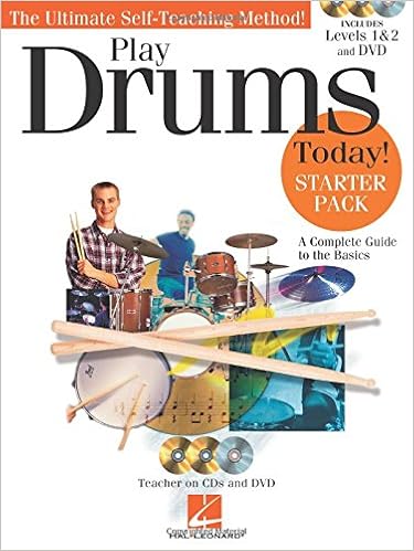 Play Drums Today Starter Pack Includes Levels 1 2 Book Cds And A Dvd Hal Leonard Corp 0884088652371 Amazon Com Books
