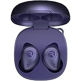 Raycon Fitness Bluetooth Wireless Earbuds + Microphone with Active Noise Canceling, Sweat & Water-Resistant Earphones, Running Headphones, Ear Buds Wireless Bluetooth 56 Hours Playtime (Purple)