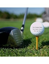 Paquete de 12 pelotas de golf 3d color impreso con tu foto personalizada, texto, logotipo para los regalos de empresa, regalos de cumpleaños, Navidad, aniversario, día de San Valentín, Día Festivo, simplemente porque