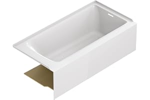 American Standard 2963102.020 Aspirations 60 x 30-Inch Alcove Bathtub, Right-Hand Drain, White