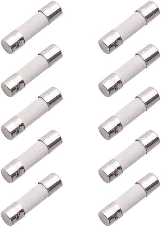 Pack of 10 pcs F15AL Fast-Blow Fuse 250V Ceramic Fuses 5 x 20 mm (15A)