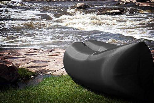 Simplecouch  Inflatable Outdoor Air Lounger Durable Parachute Material Quick Summer Fun