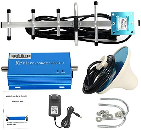 Feketeuki 850MHz CDMA Cell Phone Signal 3G 4G Repeater Booster Amplifier with Aerial High Grain Signal Extender Kit for Home Office