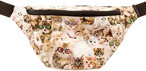 KANDYPACK Kittens Fanny Pack with Hidden Pocket Perfect for Raves and Festivals