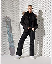 Superdry Womens Everest Down Snow Bomber Jacket