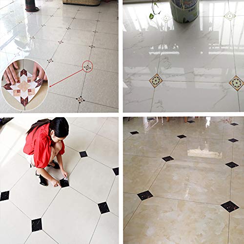 image for Eanpet Pack of 20pcs Decorative Tile Stickers 3x3 Peel and Stick Adhes