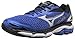 Mizuno Men's Wave Inspire 13 Running Shoe, Strong Blue/Silver, 10 D US
