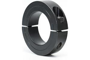 AUZHU- SCR - Metric - Steel Split Shaft Collars Fixing Rings Set Collars Quick Release locating Rings Stop Rings Throat Clamps Snap Rings Retaining Ring Clamping Elements Size: ID 8 mm - OD 18 mm