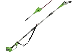 Greenworks 40V 8" Polesaw + Pole Hedge, Tool Only (Gen 1)