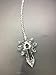 Crystal Guardian Angel Suncatcher Car Charm for Rear View Mirror (Clear)