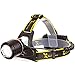 Xtreme Bright® Sport Headlamp LED Camping Headlamp Features 3 Modes: 100% Brightness, 50% Brightness & Blue Light (Cuts Through Fog & Glare) - Rotates 90 Degrees - 100% (Black)
