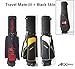 Deluxe Golf Travel Mate CarryOn Rolling Wheel Golf cart Bag case with TSA Lock and Protection Cover