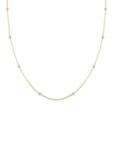 Elli Damen Echtschmuck Halskette Solitär Basic mit Swarovski Kristallen in 925 Sterling Silber